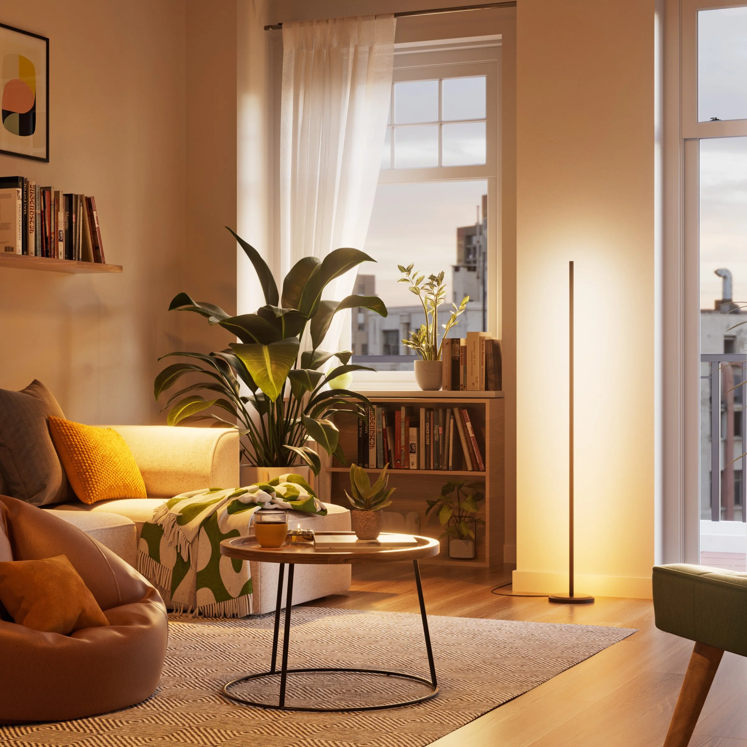 Smart Multicolor Floor Lamp (Black) - Image 3