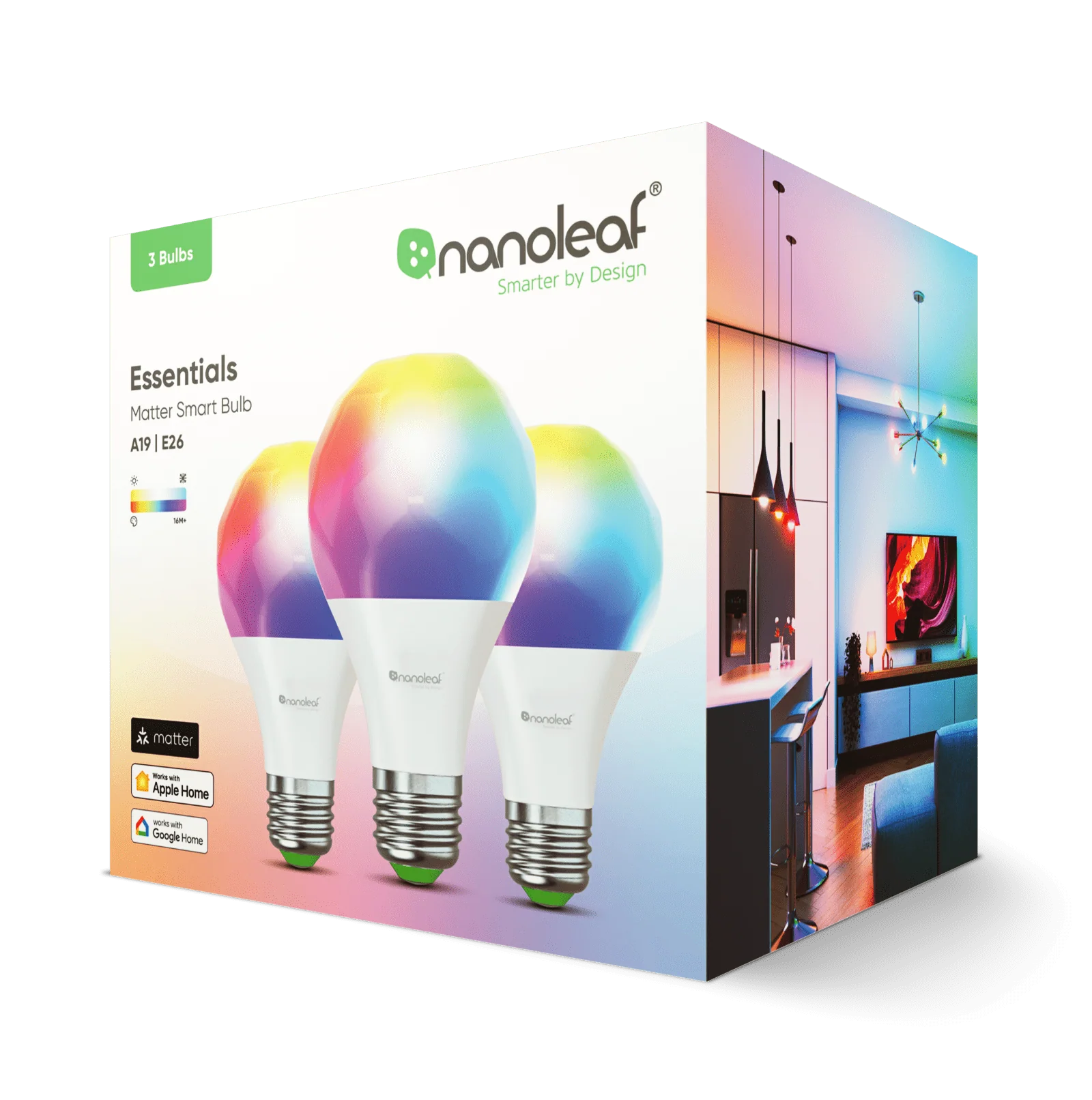 Matter Thread A19 Smart Bulbs (3 Pack) - Image 5