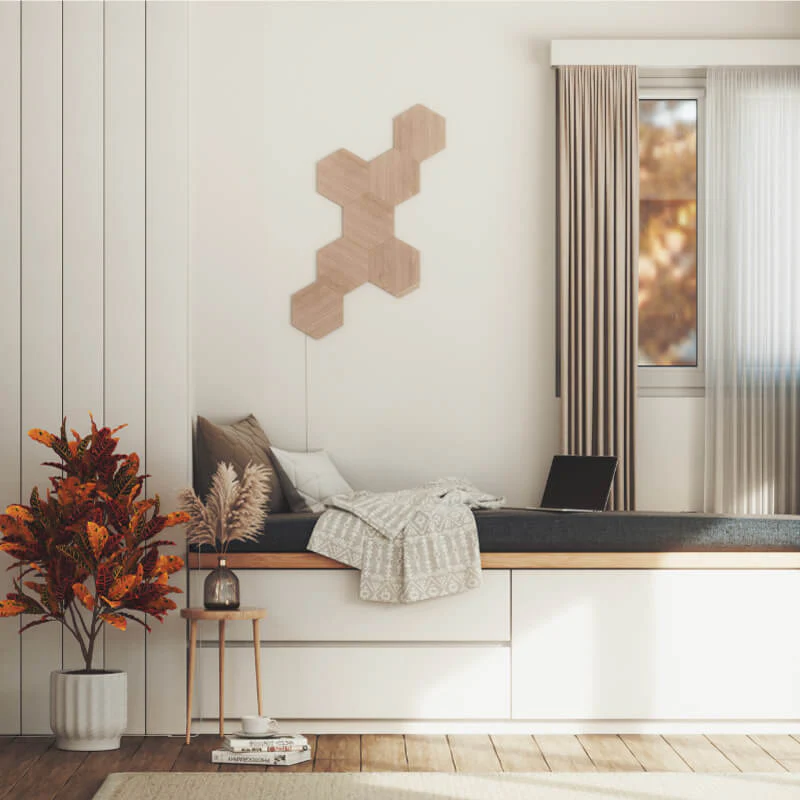 Elements Smarter Kit (7 Panels) | Birchwood Hexagons - Image 4