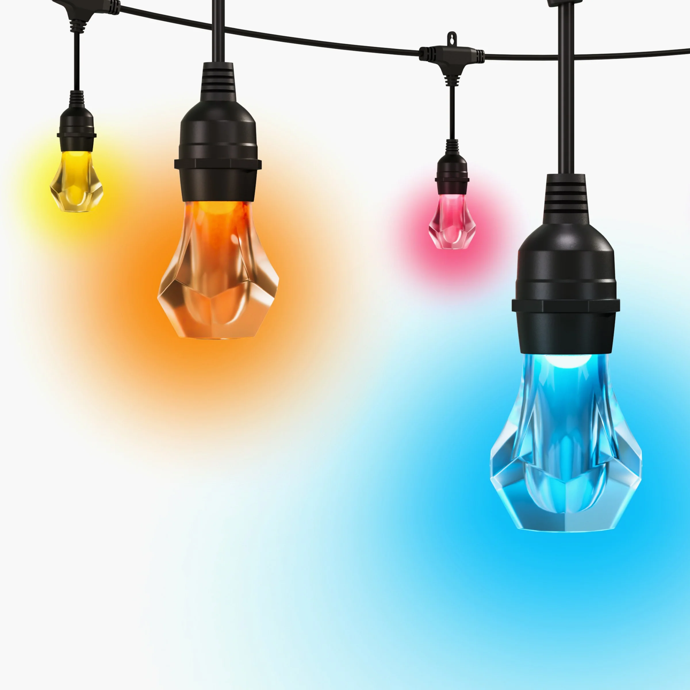 Matter Smart Multicolor Outdoor String Lights Smarter Kit 49ft (15m) - Image 6