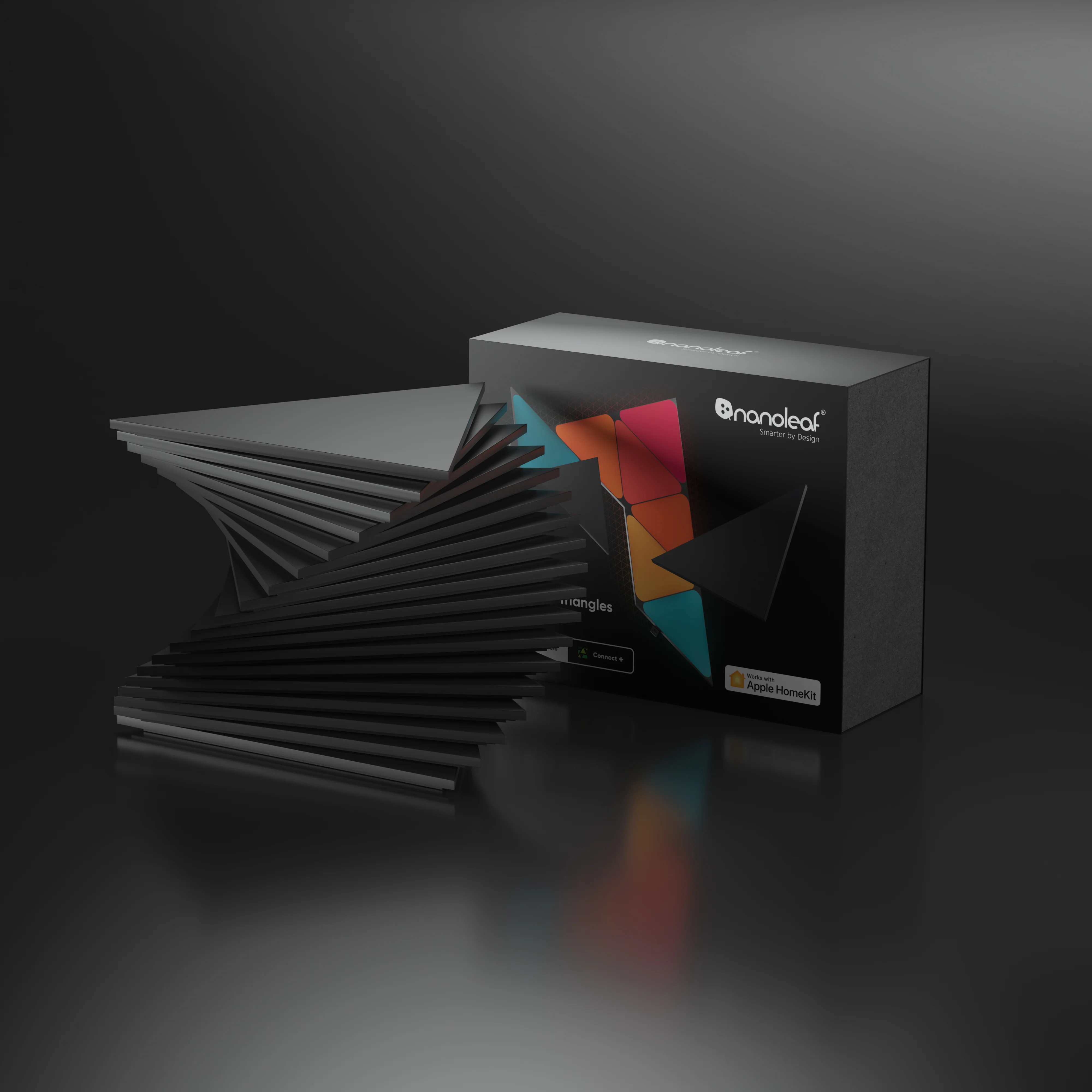 Shapes Limited Edition Ultra Black Triangles Smarter Kit (18 Panels) - Image 5
