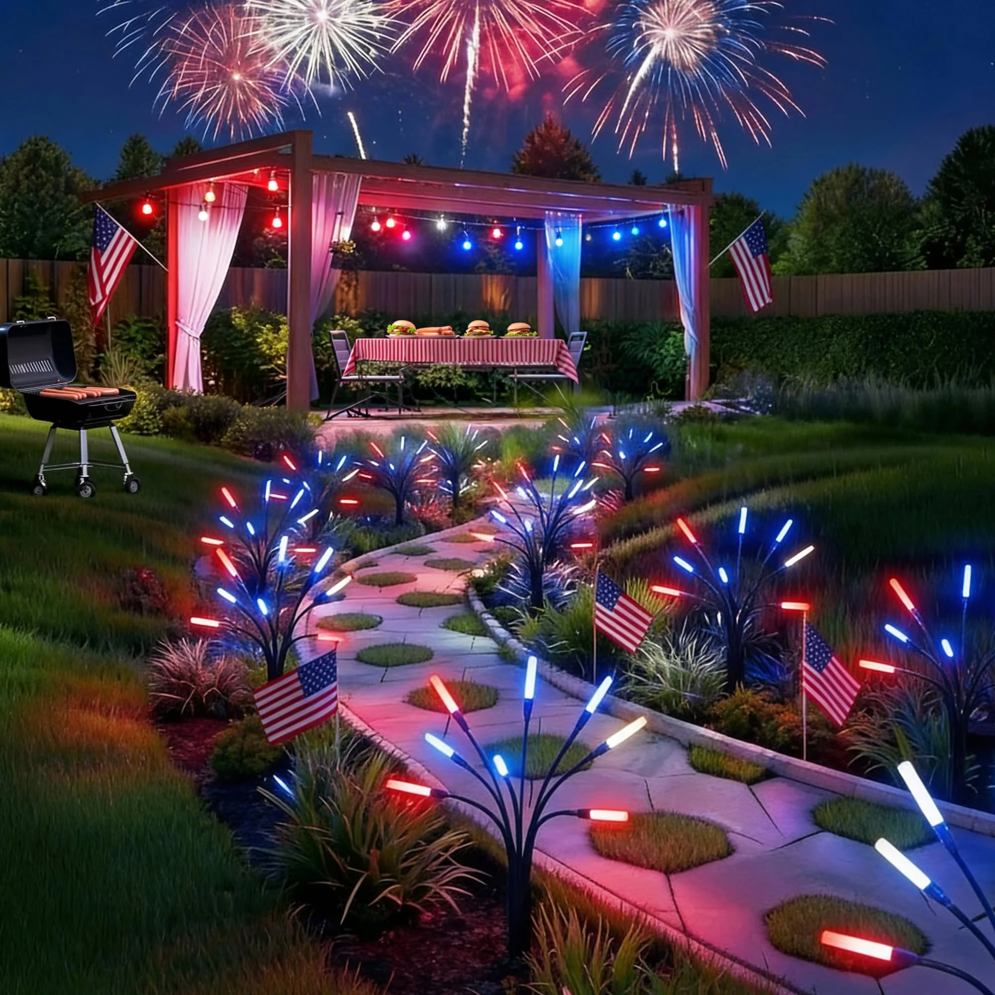 Solar Garden Lights (2 Pack) - Image 3